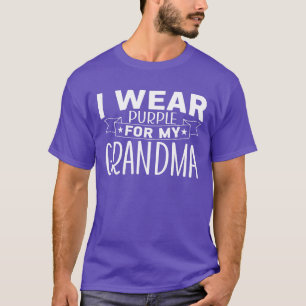 Camiseta Eu Visto Roxo Pelo Meu Apoio À Avó