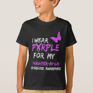Camiseta Eu Visto Roxo Por Minha Sobredosagem De Filha Em D