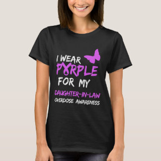 Camiseta Eu Visto Roxo Por Minha Sobredosagem De Filha Em D