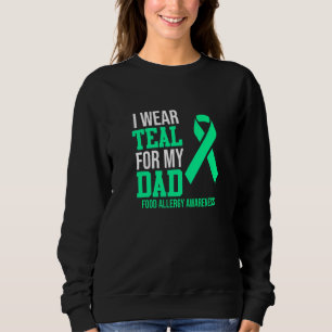 Camiseta Eu Visto Teal Para A Sensibilização Para A Alergia