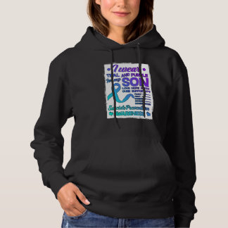 Camiseta Eu Visto Teal & Purple Para Minha Prevenção Ao Sui