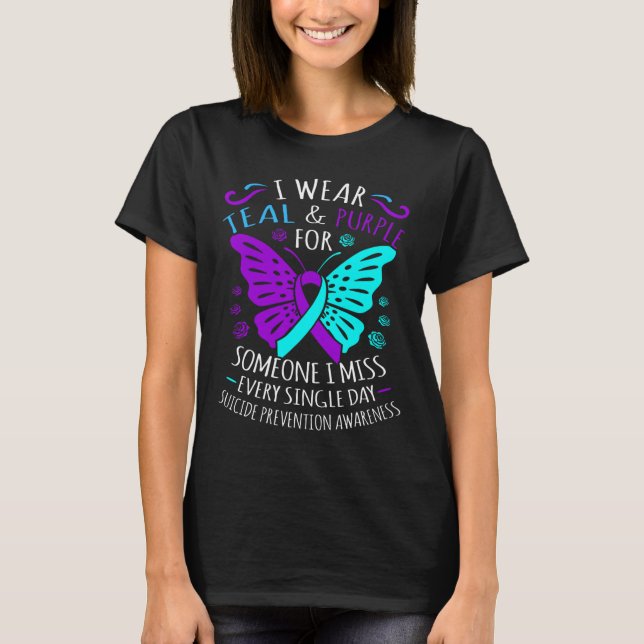 Camiseta Eu Visto Teto E Roxo Para Alguém Que Eu Sinto Falt (Frente)