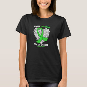 Camiseta Eu Visto Verde limão Para A Minha Doença De Lyme S