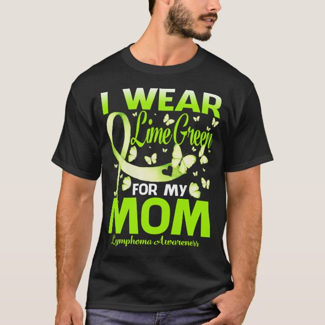 Camiseta Eu Visto Verde limão Para Minha Mãe Conhecer O Lin (Frente)