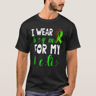 Camiseta Eu Visto Verde limão Pelo Meu Bestial Linfoma Não
