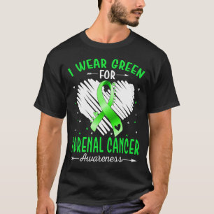 Camiseta Eu Visto Verde Para A Consciência ADRENTE Do CANCE