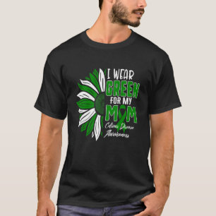 Camiseta Eu Visto Verde Para A Consciência Da Doença Da Min