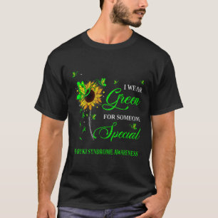 Camiseta Eu Visto Verde Para A Consciência Da Síndrome De K