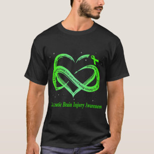Camiseta Eu Visto Verde Para A Consciência De Lesão Cerebra