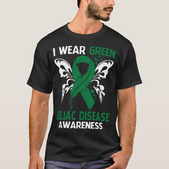 Camiseta Eu Visto Verde Para A Consciencialização Da DOENÇA (Frente)