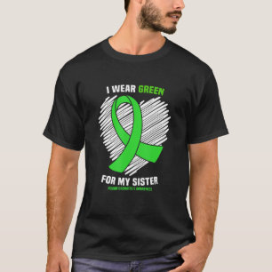 Camiseta Eu Visto Verde Para A Minha Irmã Nf1 Neurofibromat