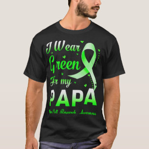 Camiseta Eu Visto Verde Para A Pesquisa De Célula Do Meu Pa