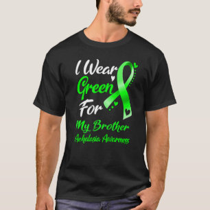 Camiseta Eu Visto Verde Para Meu Irmão Achalasia Sensibiliz