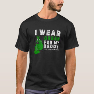 Camiseta Eu Visto Verde Para Minha Consciência Da Doença Re