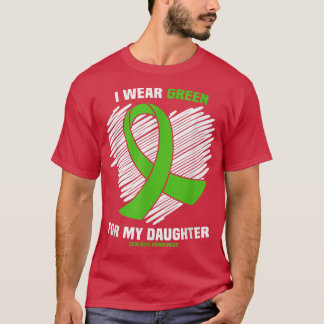 Camiseta Eu Visto Verde Para Minha Consciência Da Escoliose