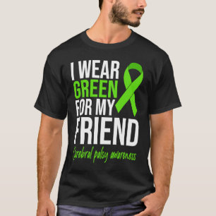 Camiseta Eu Visto Verde Para O Meu Amigo Cerebral Awarenes