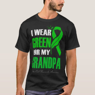 Camiseta Eu Visto Verde Para O Meu Avô Pesquisa De Células-