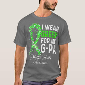 Camiseta Eu Visto Verde Para O Meu G Pa Sensibilização Para