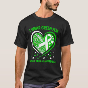 Camiseta Eu Visto Verde Para Sensibilização Para Doenças Re