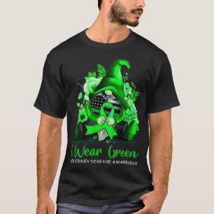 Camiseta Eu Visto Verde Para Sensibilizar A Doença Dos Rins