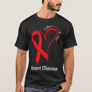 Camiseta Eu Visto Vermelho Para Combater A Consciência Da D