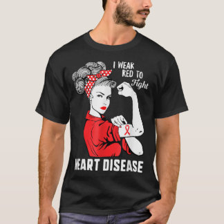Camiseta Eu Visto Vermelho Para Combater Doenças Cardíacas