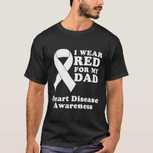 Camiseta Eu Visto Vermelho Para O Meu Pai Monte De Consciên