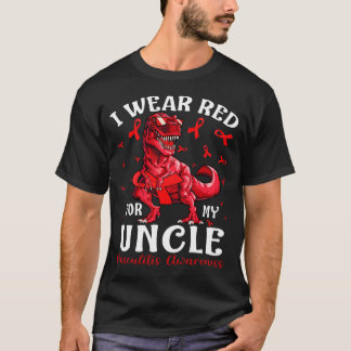 Camiseta Eu Visto Vermelho Para Os Dinos De Consciência Do