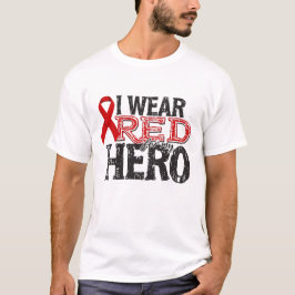 Camiseta Eu Visto Vermelho pelo Meu Herói