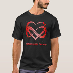 Camiseta Eu Visto Vermelho Por Anemia Perniciosa Guerreira 