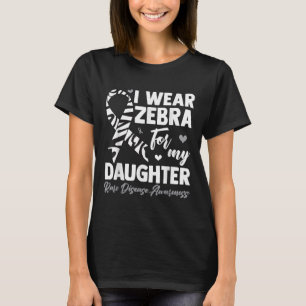 Camiseta Eu Visto Zebra Para A Minha Filha Raros Doenças Aw