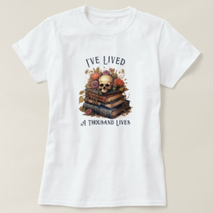 Camiseta Eu Vivi Mil Vidas, Amante de Livros