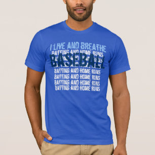 Camiseta Eu vivo e respiro o BASEBOL G200
