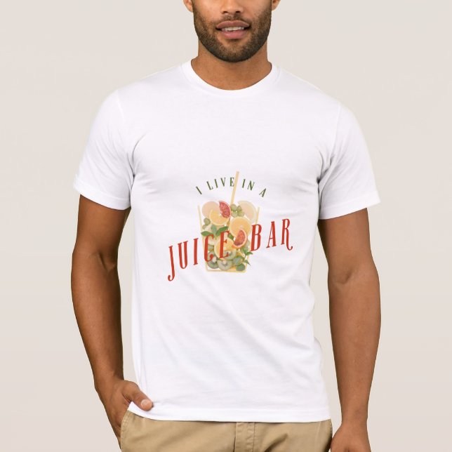 Camiseta Eu Vivo Em Um Bar De Sumo (Frente)