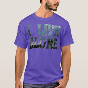 CAMISETA EU VIVO SOZINHO
