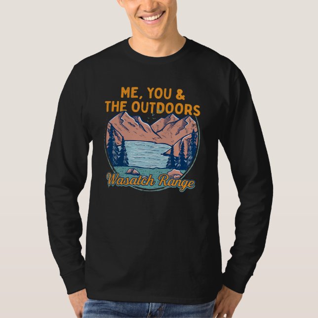Camiseta Eu, Você E O Ar Externo, Andando A Gama De Ondas. (Frente)