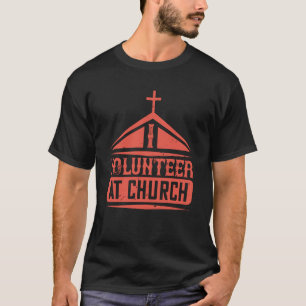 Camiseta Eu Voluntário Na Igreja