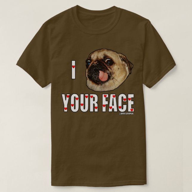 Camiseta Eu vomito seu rosto (Frente do Design)