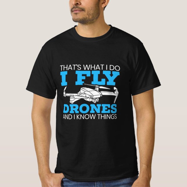 Camiseta Eu Voo Drones (Frente)