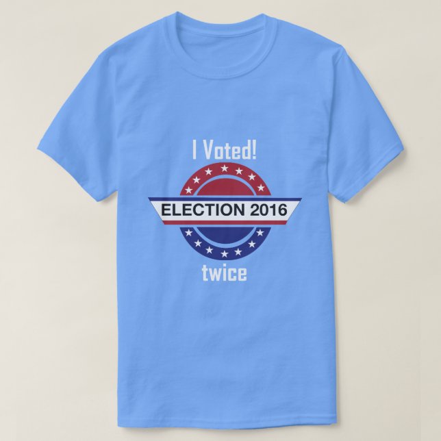Camiseta Eu votei... duas (Frente do Design)