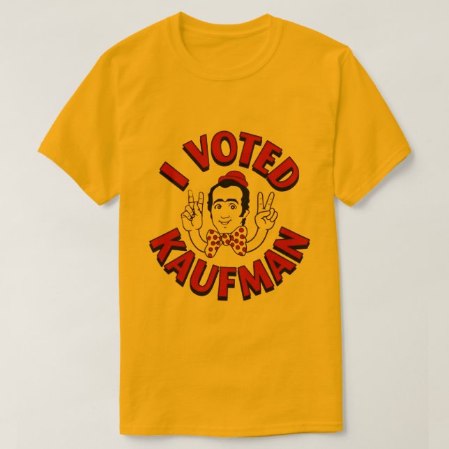 CAMISETA EU VOTEI KAUFMAN (Frente do Design)