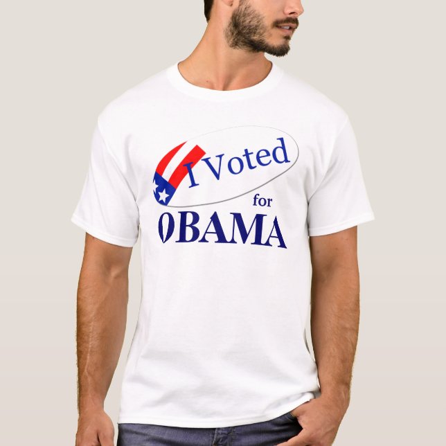 Camiseta Eu votei para OBAMA (Frente)