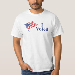 Camiseta Eu Votei Sticker Tee