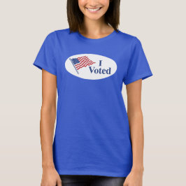 Camiseta Eu votei Sticker Women's Tee