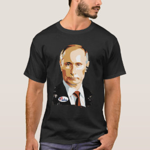 Camiseta Eu votei Vladimir Putin com EUA que eu votei a