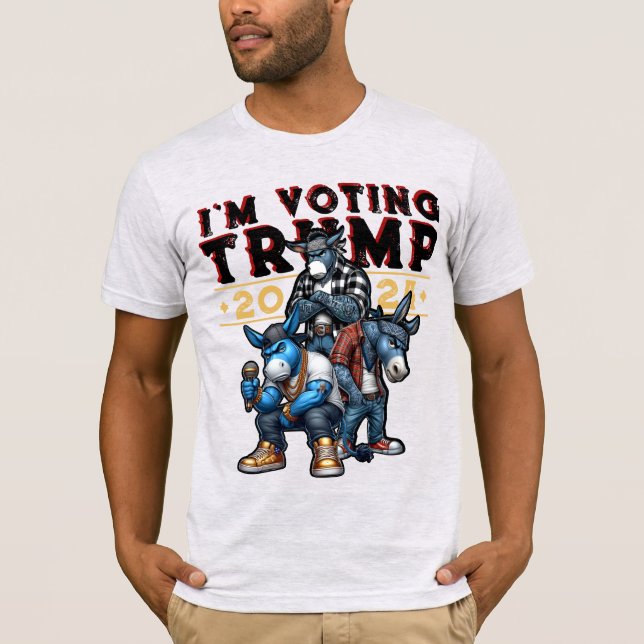 CAMISETA EU VOTO PARA A TRUMP 2024 (Frente)