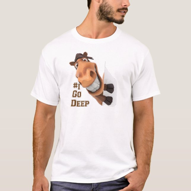 Camiseta eu vou cheio profundo (Frente)