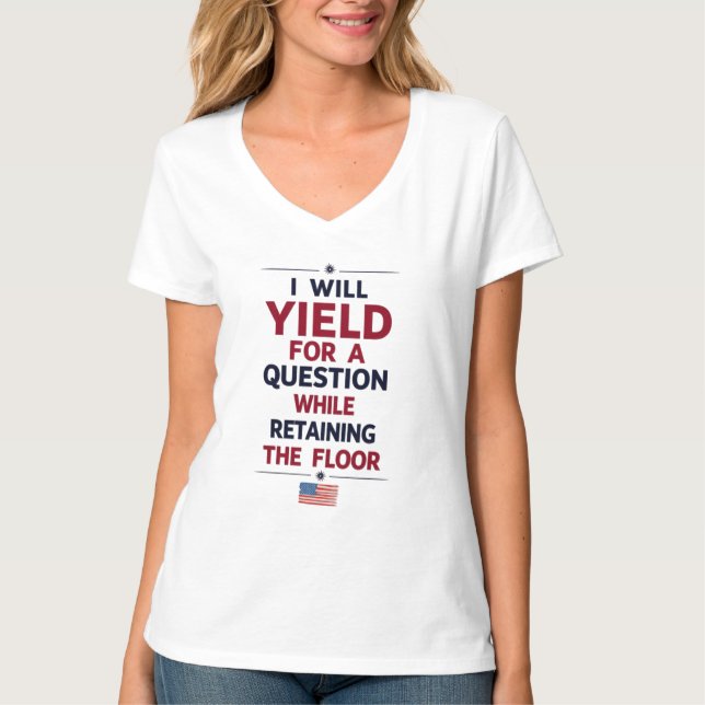 Camiseta Eu vou entregar para uma pergunta - citação de Fil (Frente)