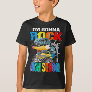 Camiseta Eu vou fazer o Dinossauro de Caminhão Monstro do 