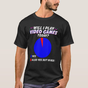 Camiseta Eu vou jogar Videos games hoje Jogos